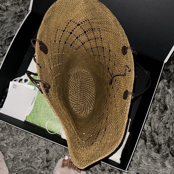 Loewe Large Anagram Basket Olive green basket bag - Picture 8 of 8